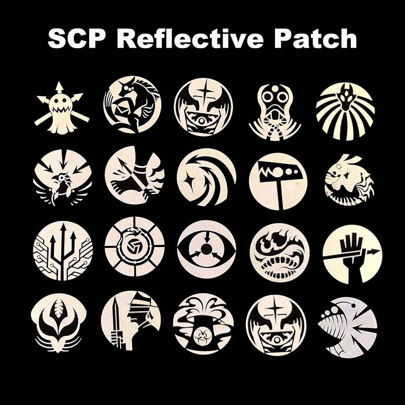 Urban Backpack Tactical - Emblema de base SCP, pegatinas tácticas