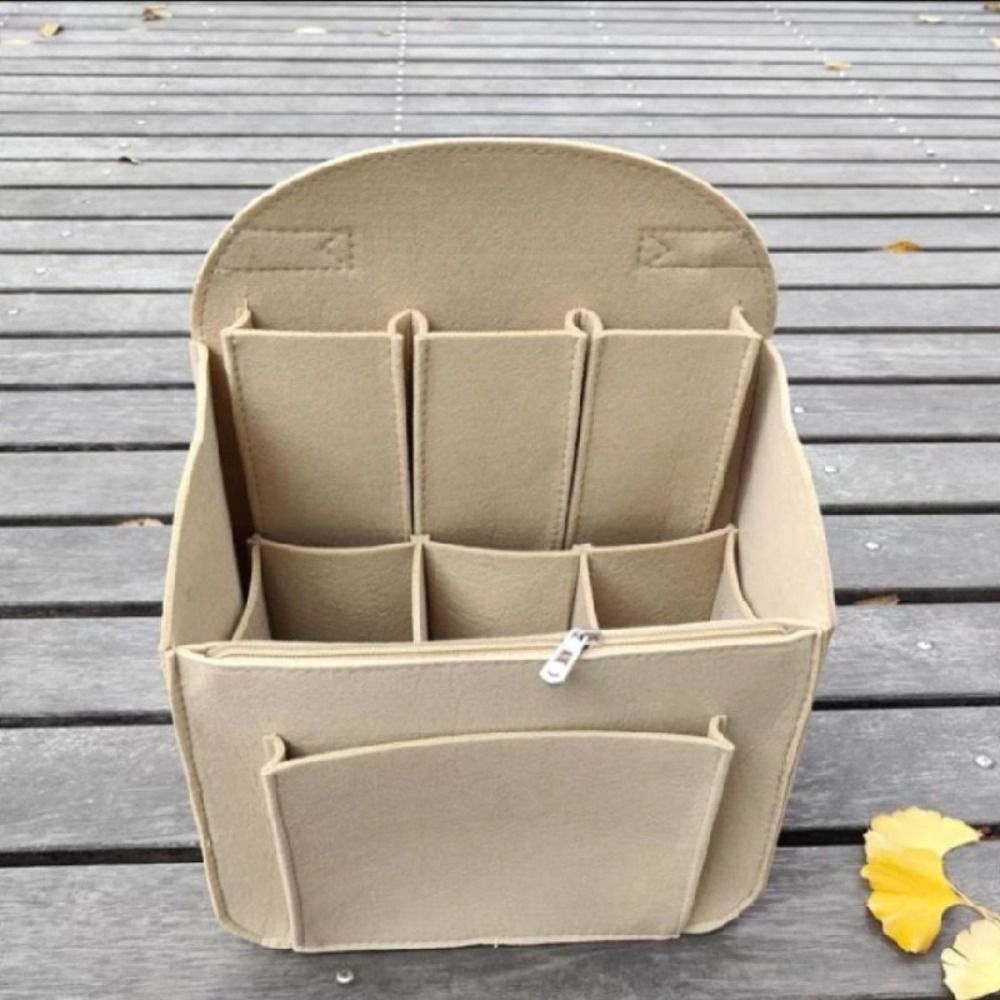 Backpack Insert Organizer - Organizador de maquillaje, bolsa de fieltro