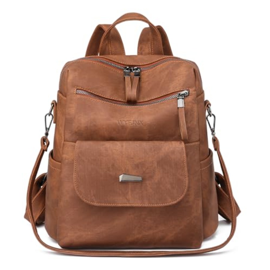 Fashion Backpack Women - Mochila de Piel Sintética para Mujer,