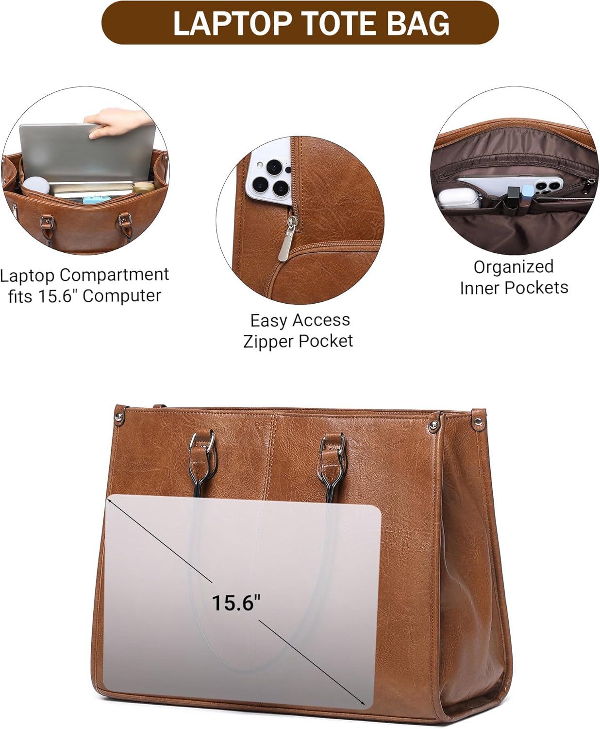Bolso Tote 2 en 1 para Portáti - Laptop Backpack 15.6 reseña y precio
