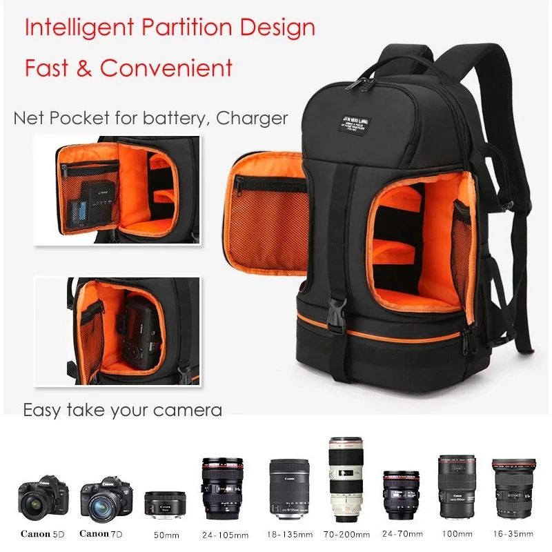 Mochila Impermeable para Cámar - Laptop Backpack 15.6 reseña y precio