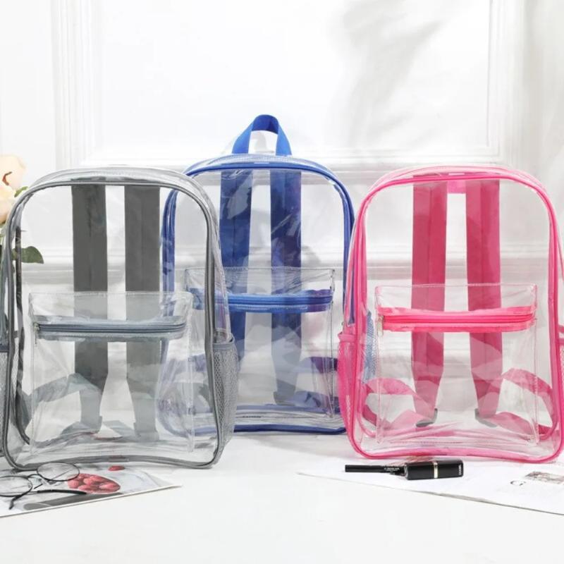 Mochila Deportiva Transparente - Canvas Backpack Casual reseña y precio