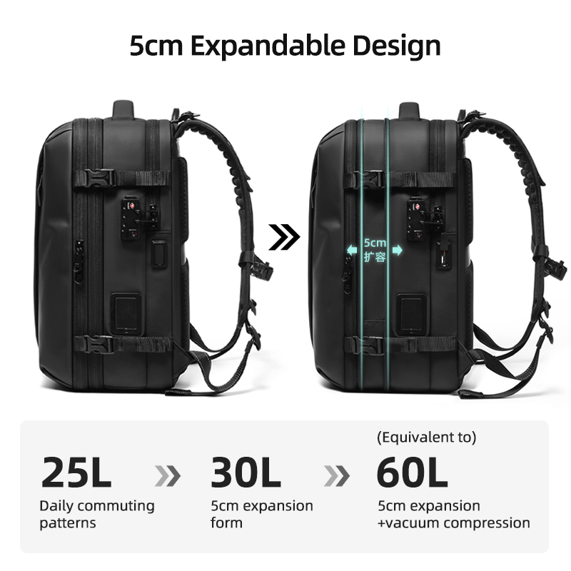 Mochila de Viaje para Hombre c - Travel Backpack Anti Theft reseña y precio