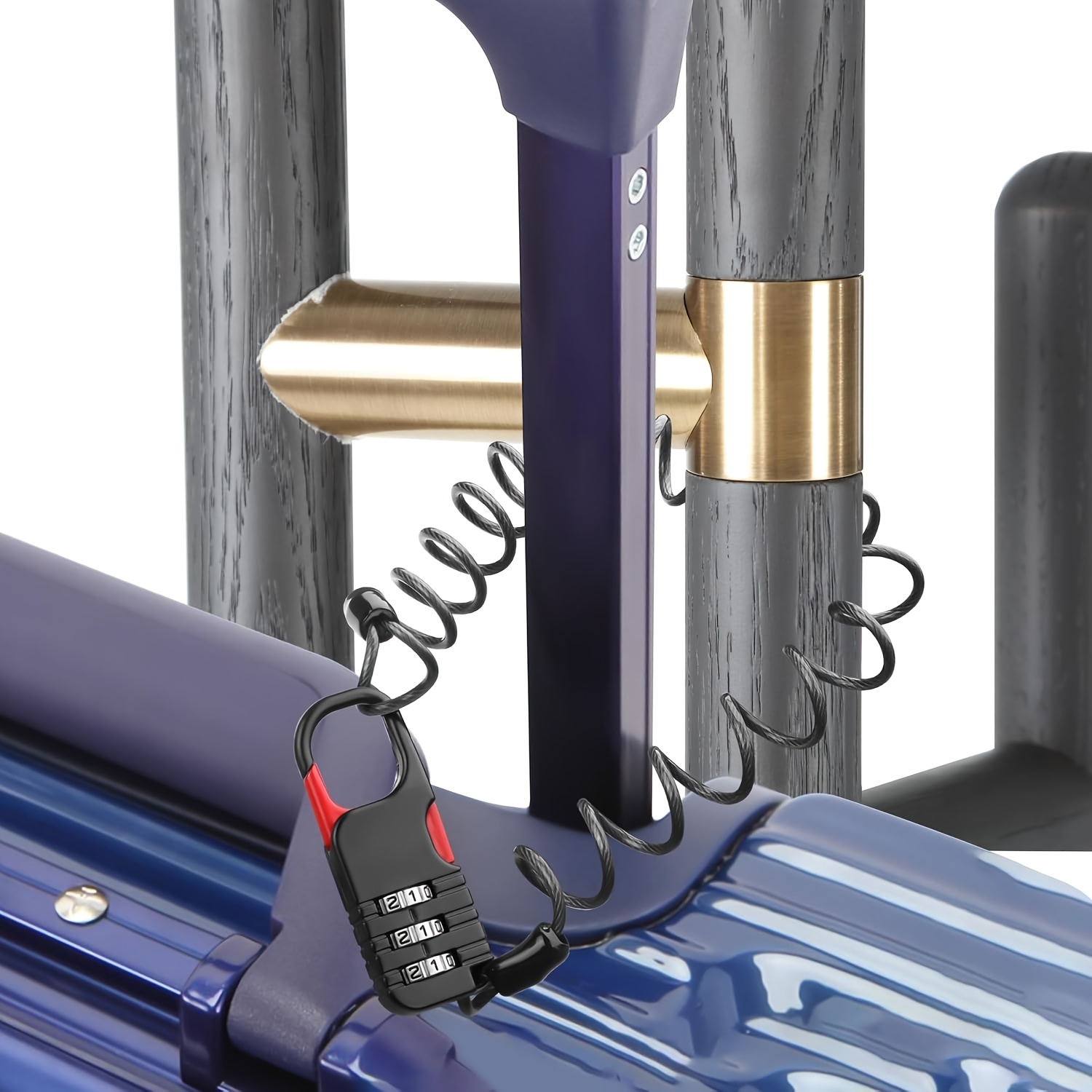 Candado de Combinación de 3 Dí - Travel Backpack Anti Theft reseña y precio