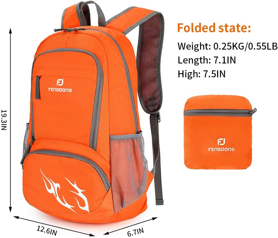 FENGDONG 35L ligero plegable i - Foldable Backpack Small reseña y precio