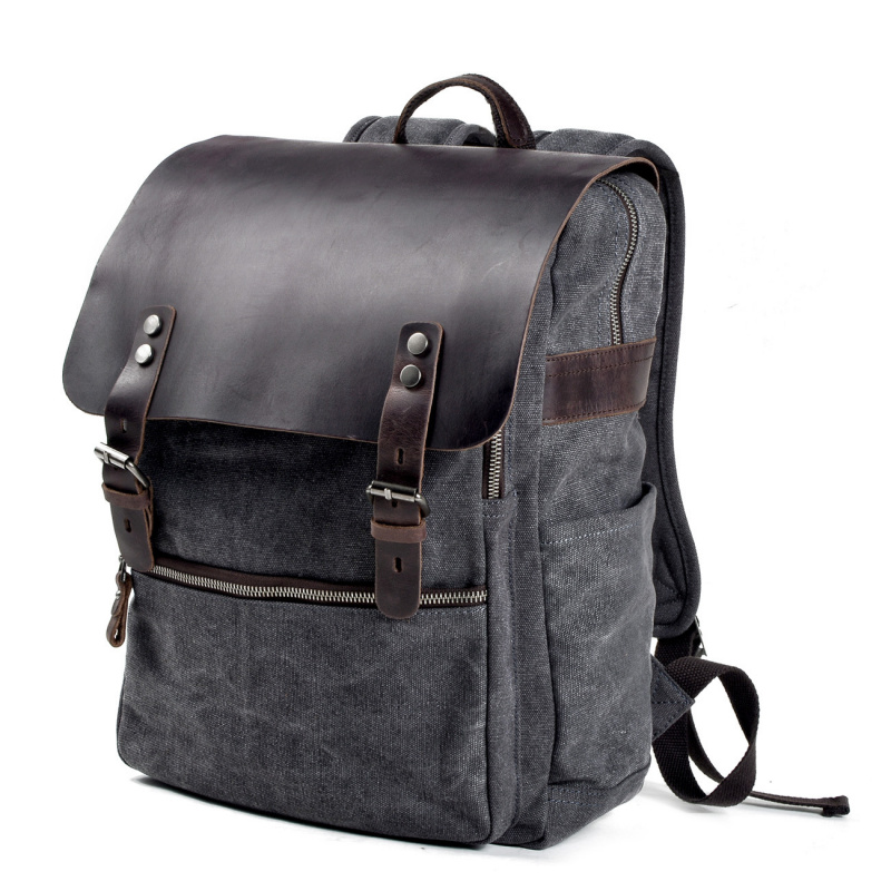 Mochila retro para hombre, bol - Canvas Backpack Casual reseña y precio