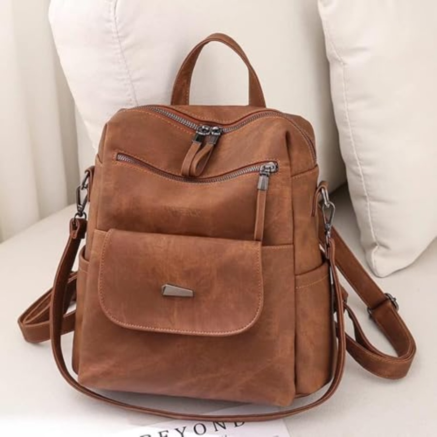 Mochila de Piel Sintética para - Fashion Backpack Women reseña y precio